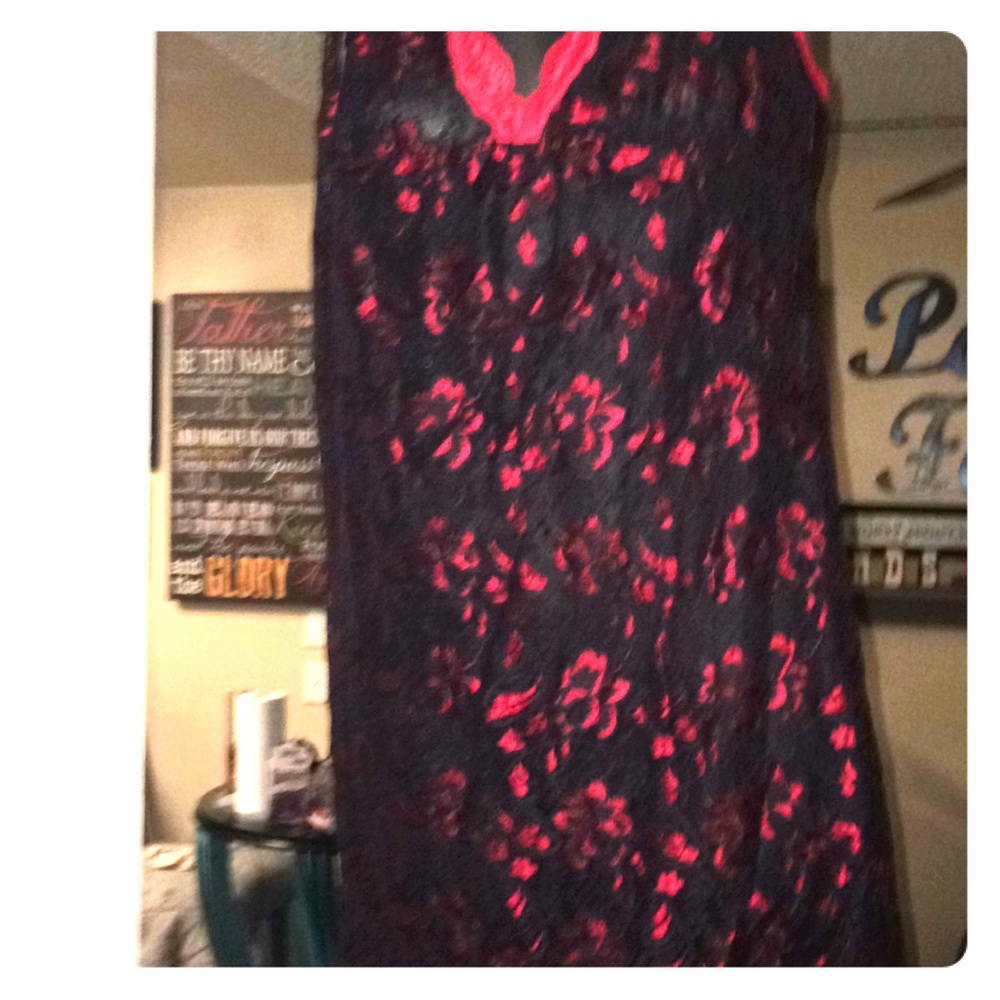 Red & black nightie